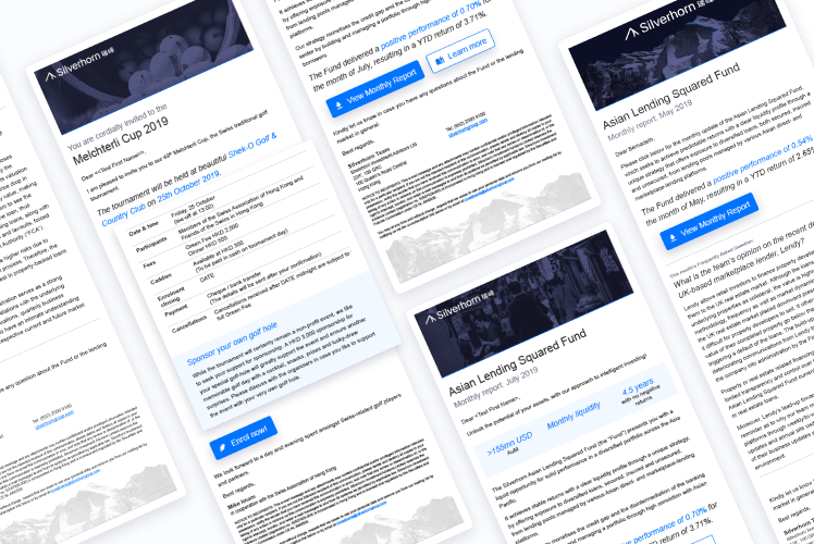 isometric view of e-mail newsletters