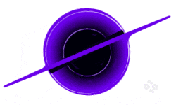 animation of code falling into a black hole